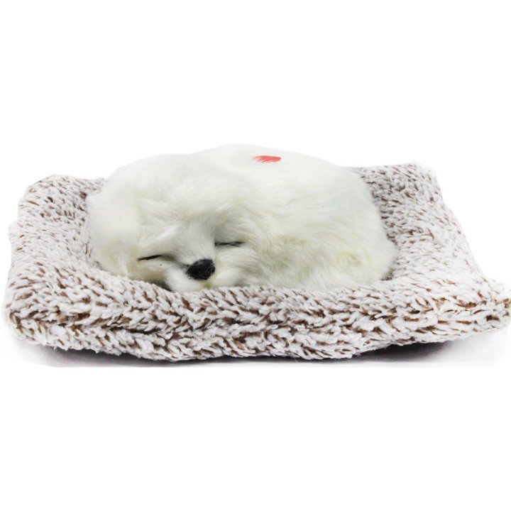 Собачка-пухнастик на килимку, вид 3