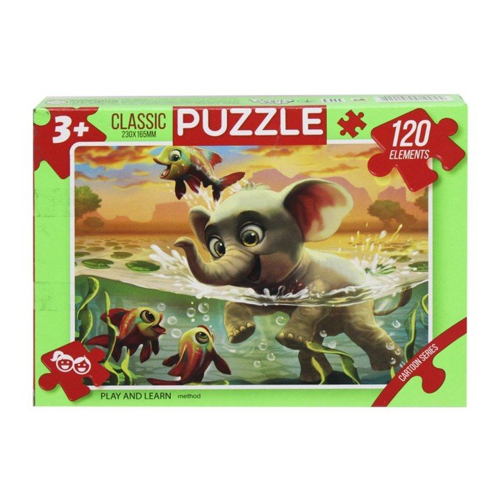 Пазли, 120 елементів