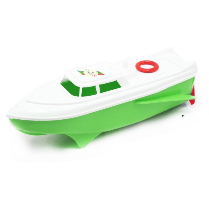 Прогулянковий катер, зелений