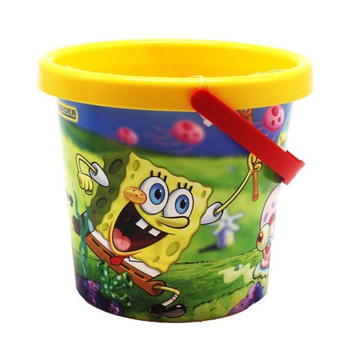 Ведро пластиковое "Спанч Боб", жовте (1 л)