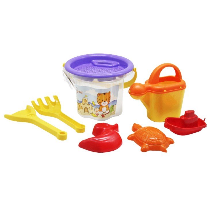 Набір для піску "Квіточка" з лійкою, прозорий