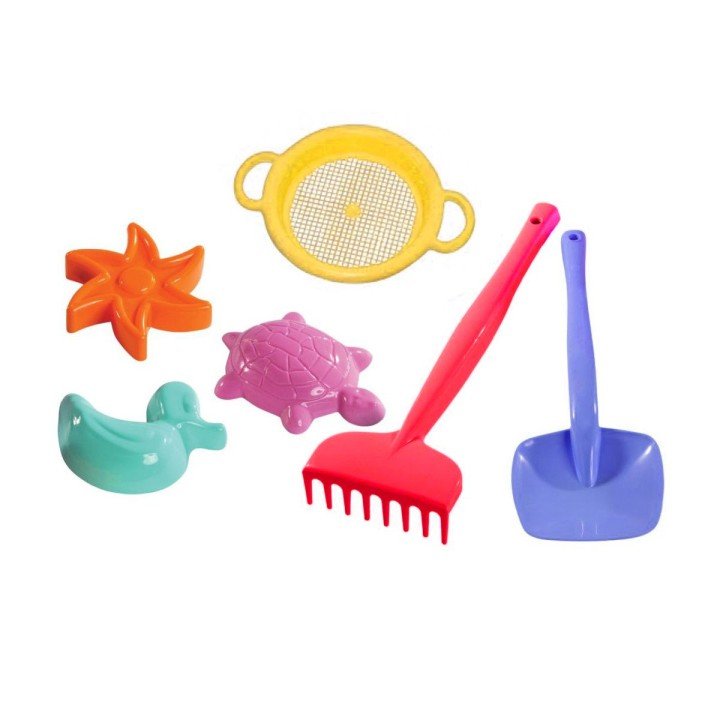 Пісочний набір, жовтий 6 ел
