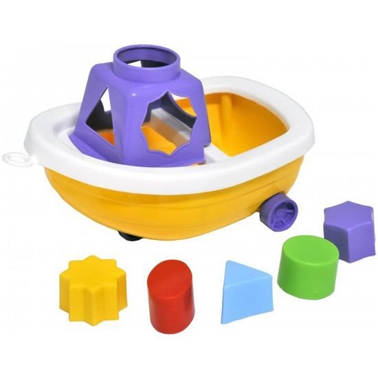 Іграшка "Barkas: кораблик сортер", жовтий