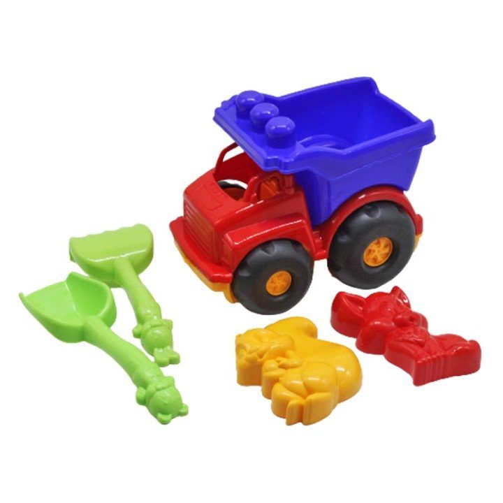 Машина "Тотошко" самоскид №2 червоний з синім