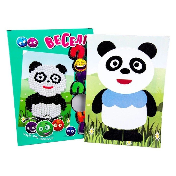 Набір для творчості "Веселі помпони - панда" (укр)