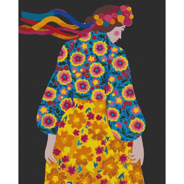 Картина за номерами "Вбрання на день перемоги" ★★★★