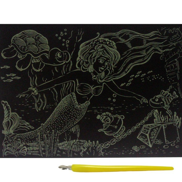 Гравюра "Gold Metallic: Аріель" (А5) Економ