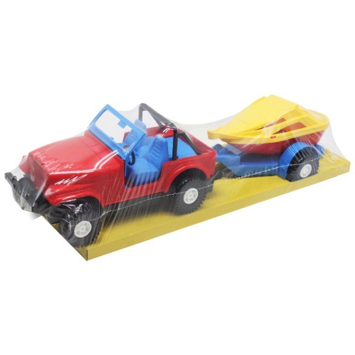 Машинка "Джип із катером"