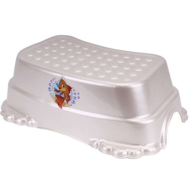 Дитяча підставка-сходинка, біла