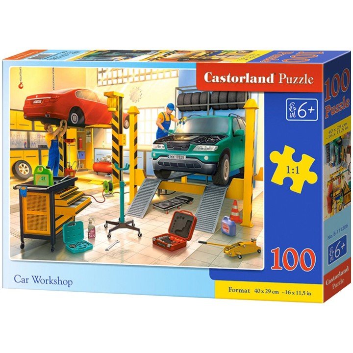 Пазли "Автомайстерня", 100 елементів