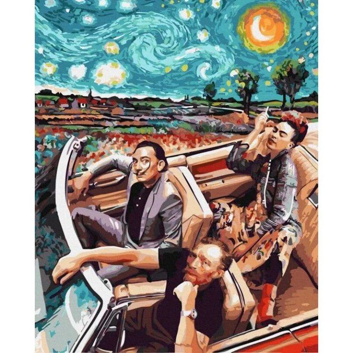 Картина за номерами "Подорож"