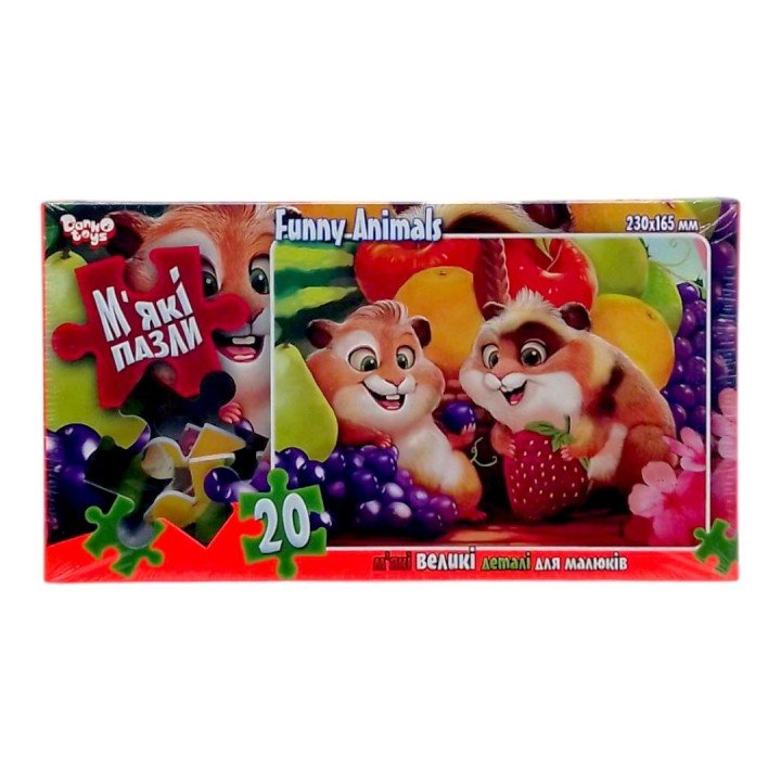 Мʼякі пазли "Ховрашки", 20 елем.