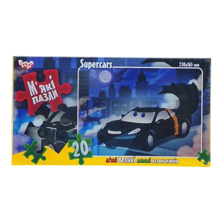 Мʼякі пазли "Бетмобіль", 20 елем.