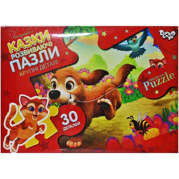 Пазли "Кіт та пес" (30 елементів)
