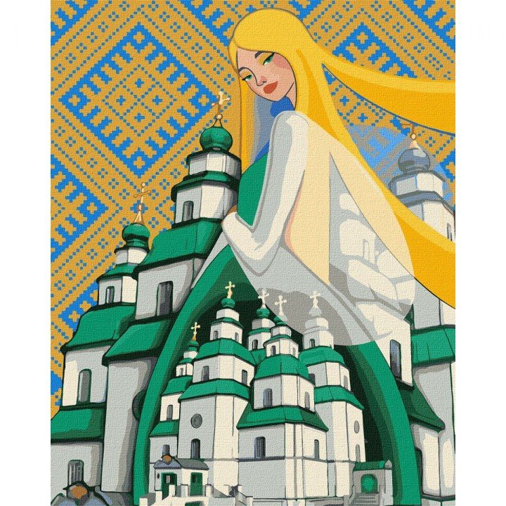 Картина за номерами "Берегиня Свято-Троїцького Собору" ★★★★
