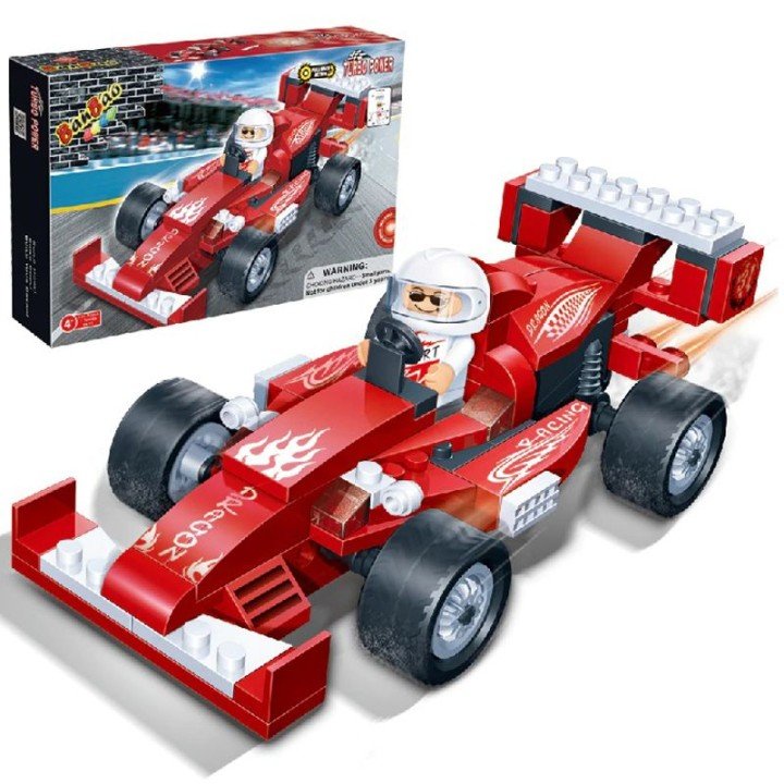 Конструктор "Потужна сила" (102 елм.) Формула 1 / Banbao