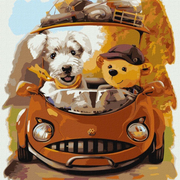 Картина за номерами "Дружня подорож" ★★★