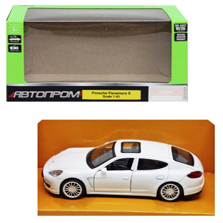 Машинка металева "Автопром: Porsche", білий