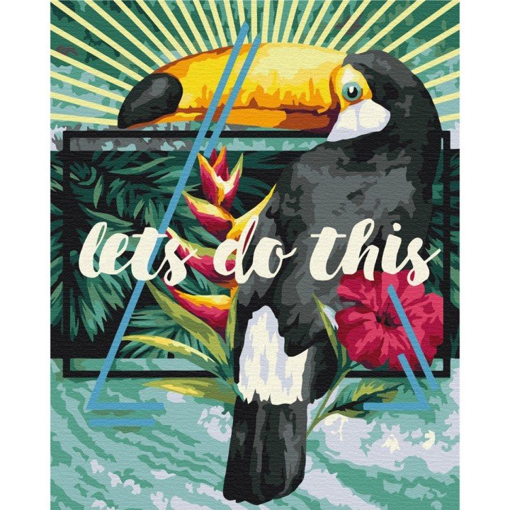 Картина за номерами "Літній принт" ★★★