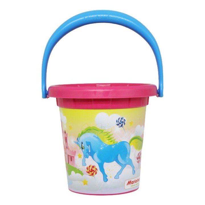 Відро пластикове "Единороги", рожевий