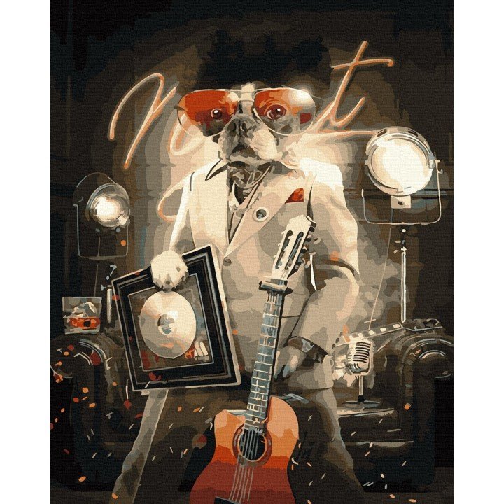 Картина за номерами "Музикант" ★★★