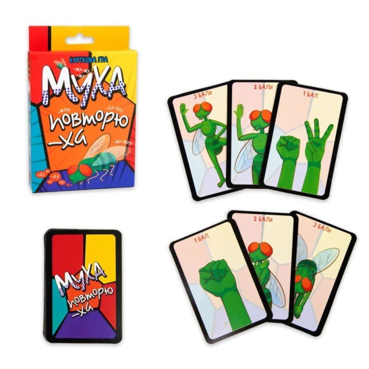 Настільна гра "Муха-повторюха" (укр)