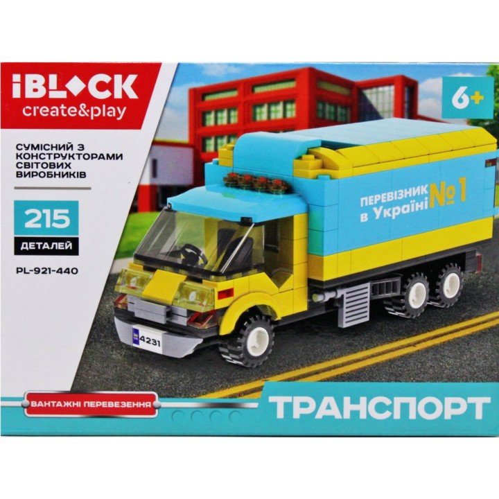 Конструктор "IBLOCK: Вантажівка", 215 дет