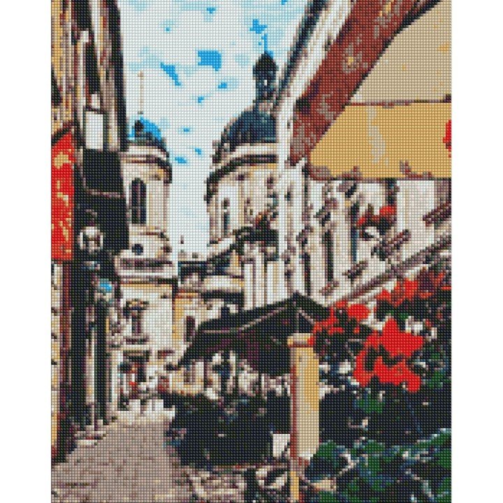 Алмазна мозаїка "Чарівний Львіів" 40х50см