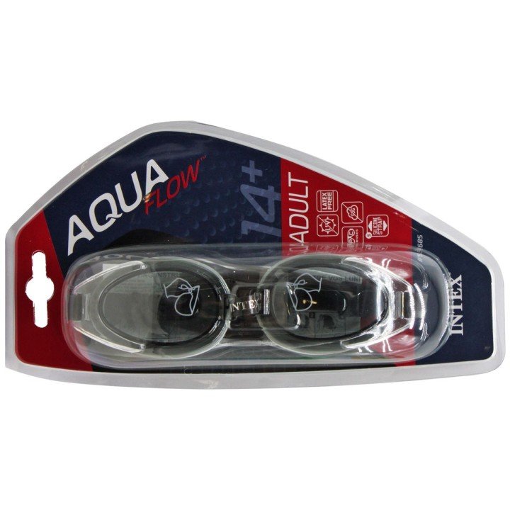 Окуляри для плавання "Aqua Flow" 14+ (чорно-білі)