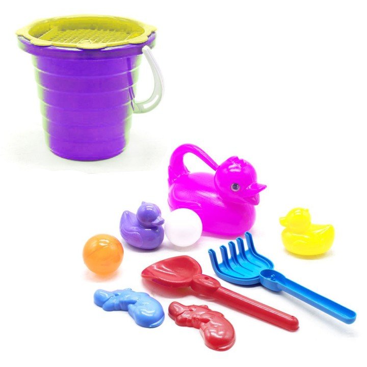 Пісочній набір № 4 з лійкою фолетовий
