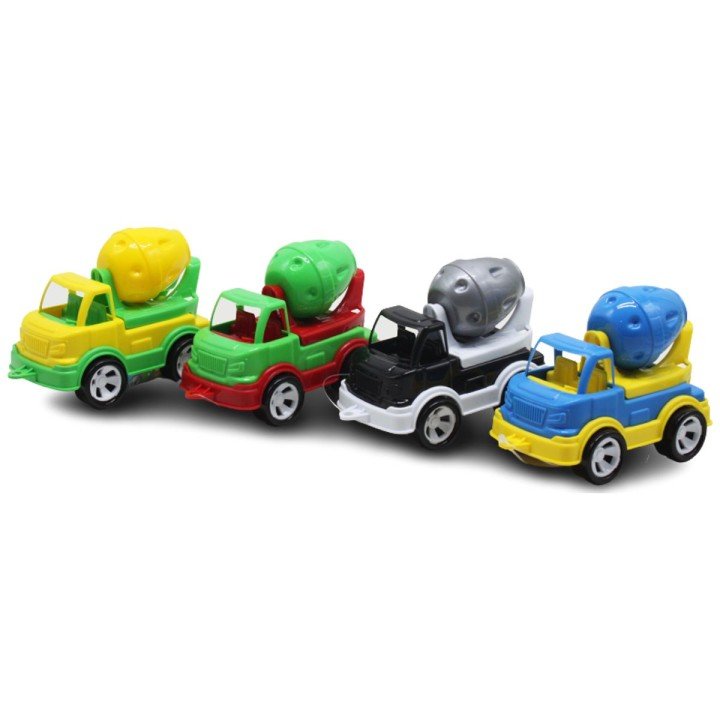 Машинка пластикова "Бетонозмішувач" (13 см)