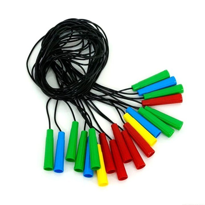 "Скакалка №2  чорна" 2,20 м діам. 3,9 мм арт 034/3, Іграшка дитяча, Бамсик