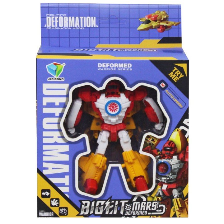 Трансформер "Deformation warrior", білий