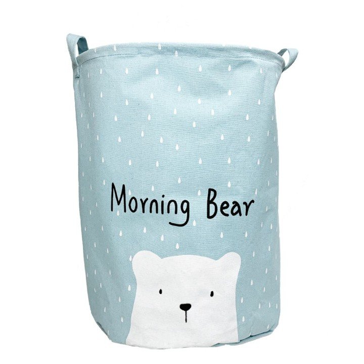 Кошик для іграшок і білизни "Hello my bear" (блакитний)