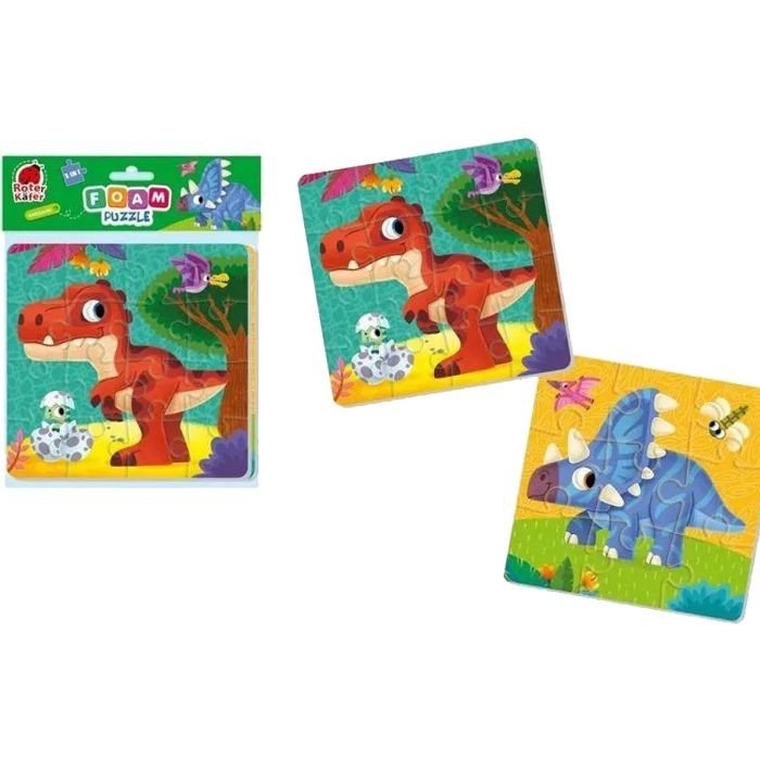 Мʼякі пазли 2в1 "Foam Puzzle: Динозаври"