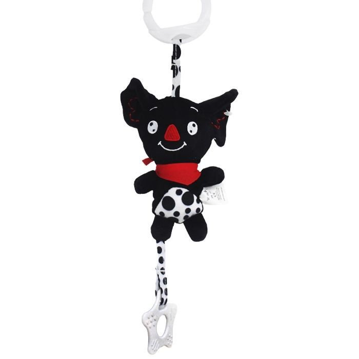 Мʼяка підвіска з дзвоником "Коала" (чорна)