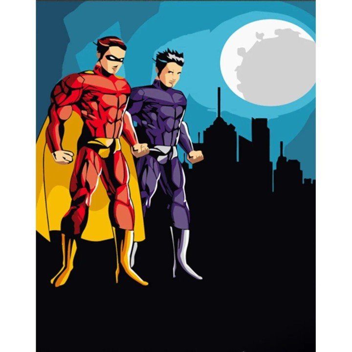 Картина за номерами "Герої міста" ★★★ 40х30 см