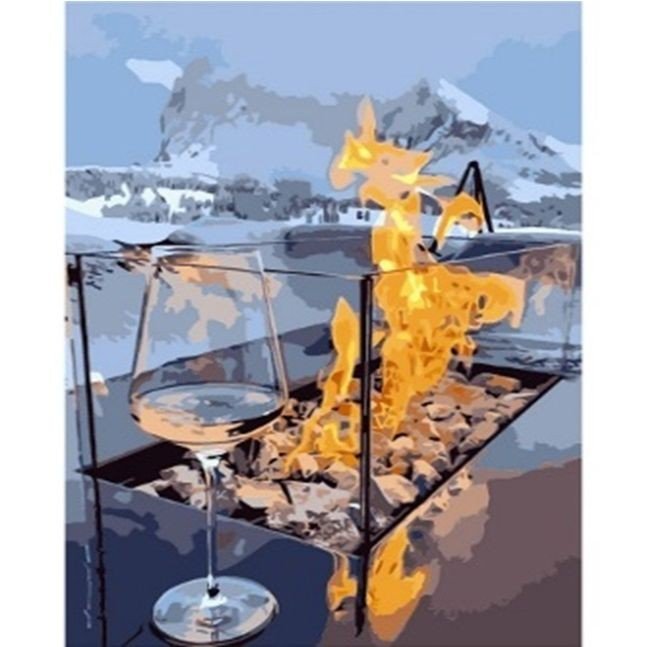 Картина за номерами "Вогонь" ★★★★ 40х50 см