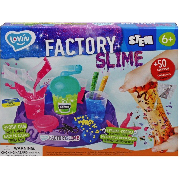 Набір для експериментів "Slime Factory" (укр)