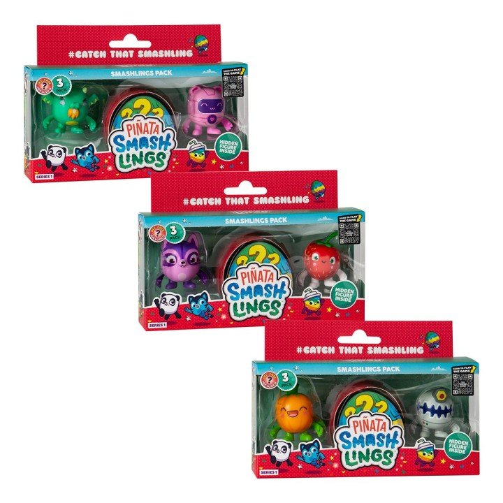 Набір фігурок "Pinata Smashlings: Потішні герої" (3 фігурки)