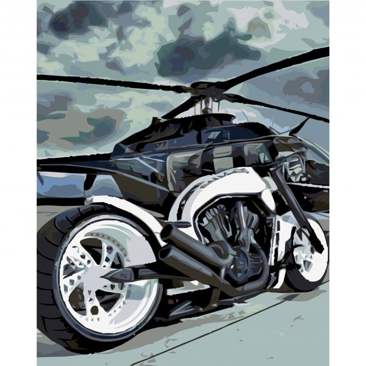 Картина за номерами "Вертолет"