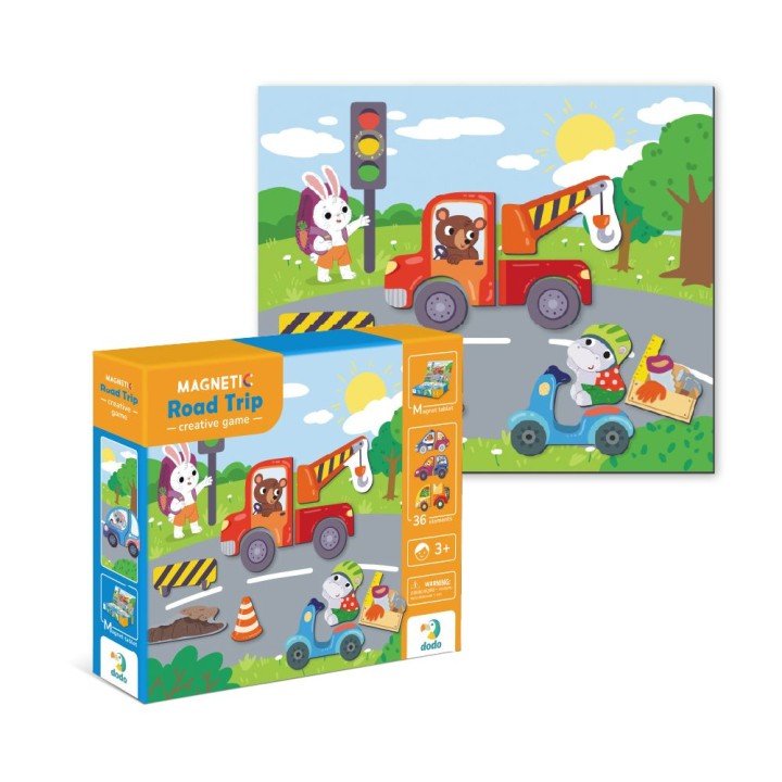 Магнітна гра "Дорожні пригоди" (36 елем)