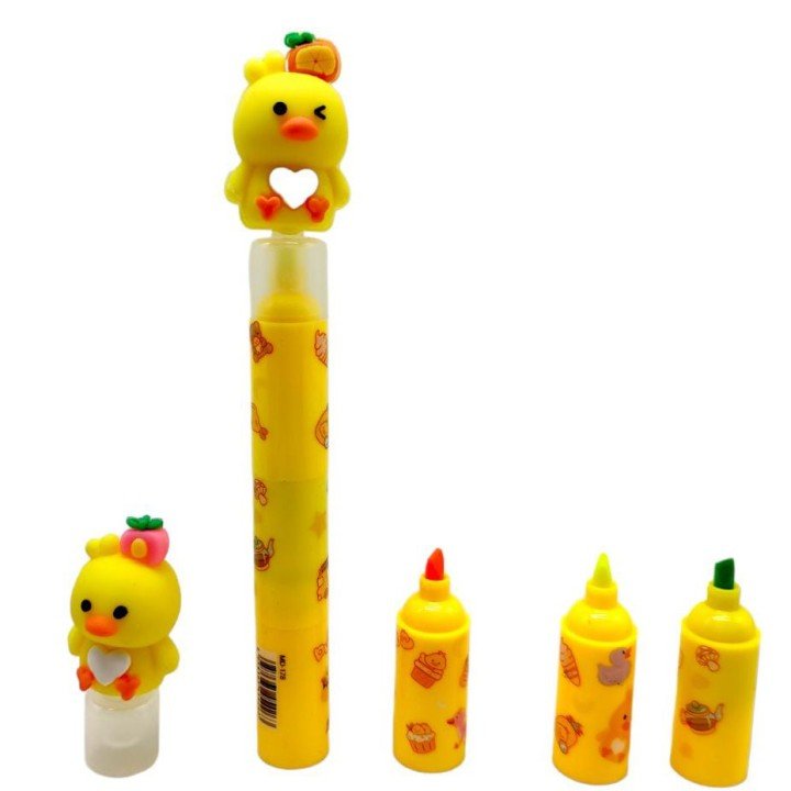 Маркер-текстовидільник 3 в 1 "Каченя"