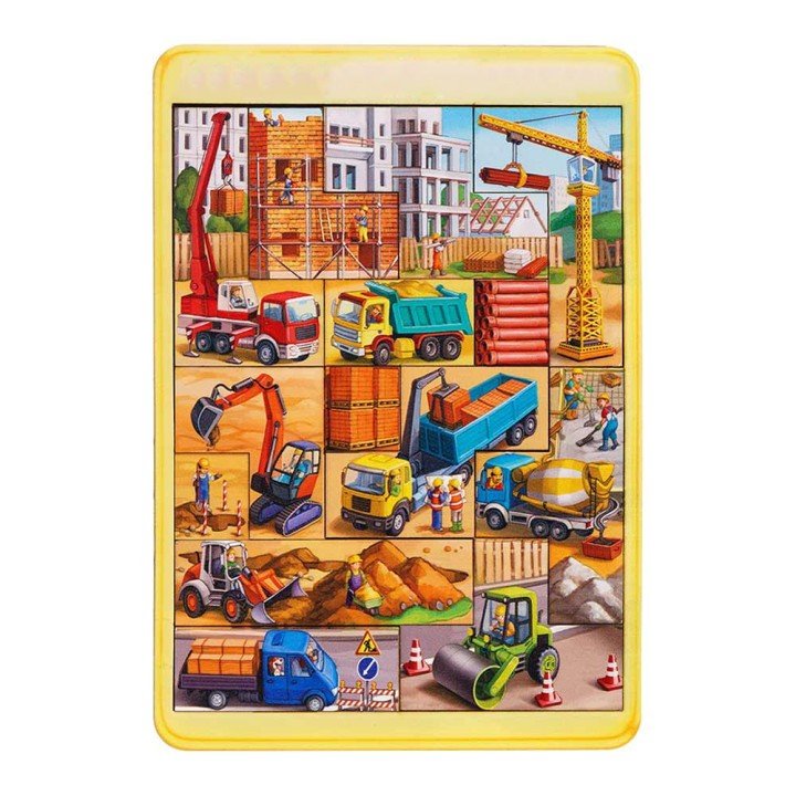 Деревʼяний тетріс "Будівельний майданчик" (великий)