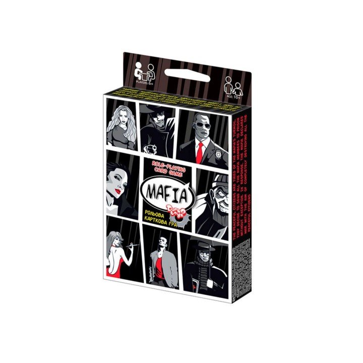 Настільна розважальна гра "Мафія" (укр/англ)