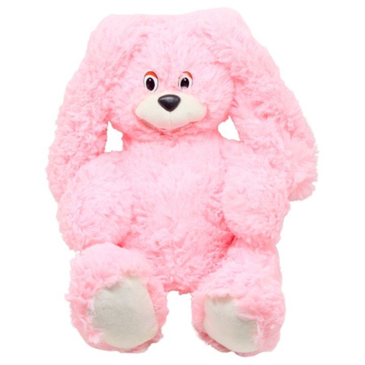 Мʼяка іграшка "Зайчик Сеня", рожевий