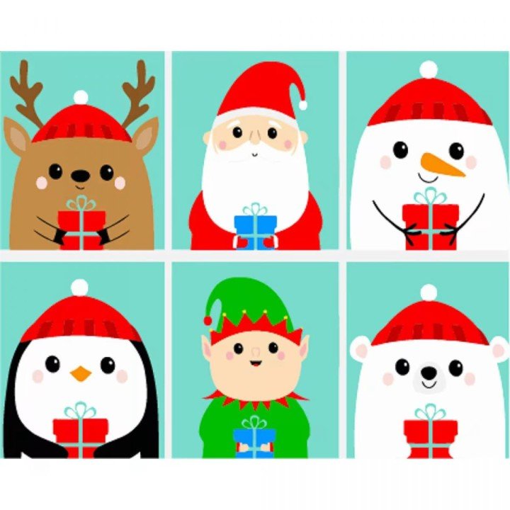 Картина за номерами "Новорічна компанія" ★★