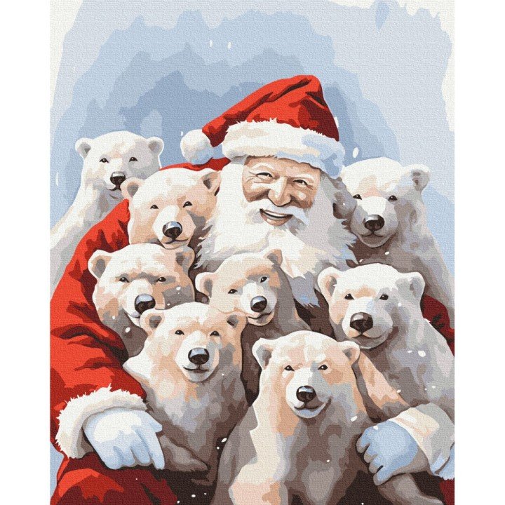 Картина за номерами "Друзі Санти" ★★★