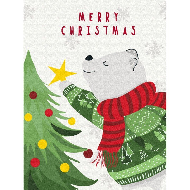 Картина за номерами "Полярний ведмедик" ★★