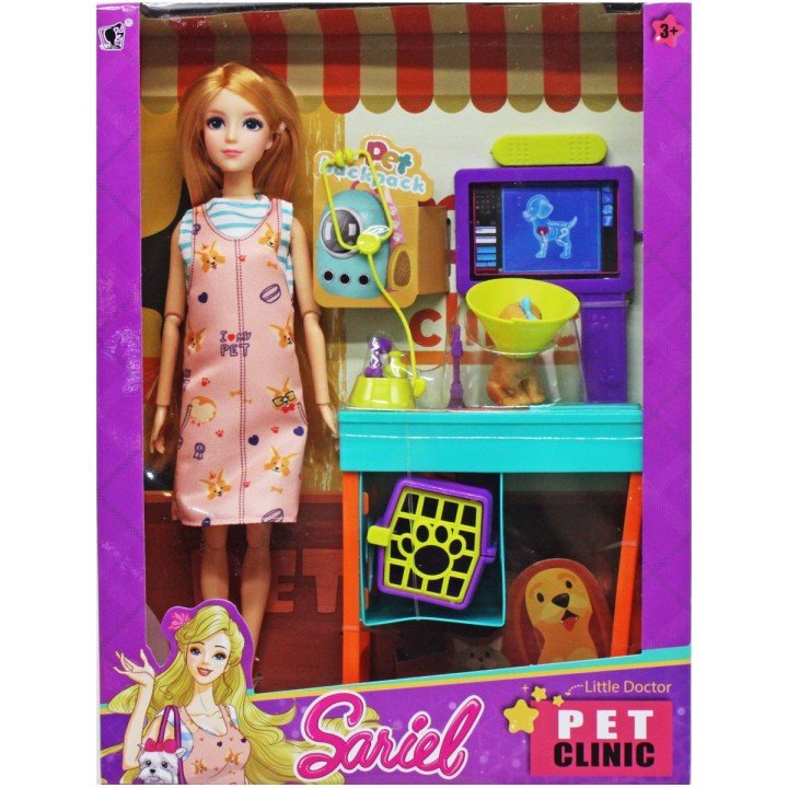 Набір ляльковий "Ветеринарна клініка Sariel"